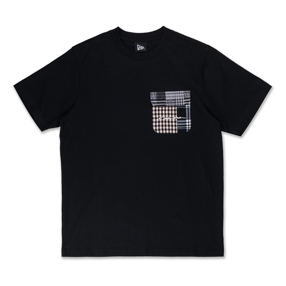 New Era Preppy Black Short Sleeve Pocket T-Shirt