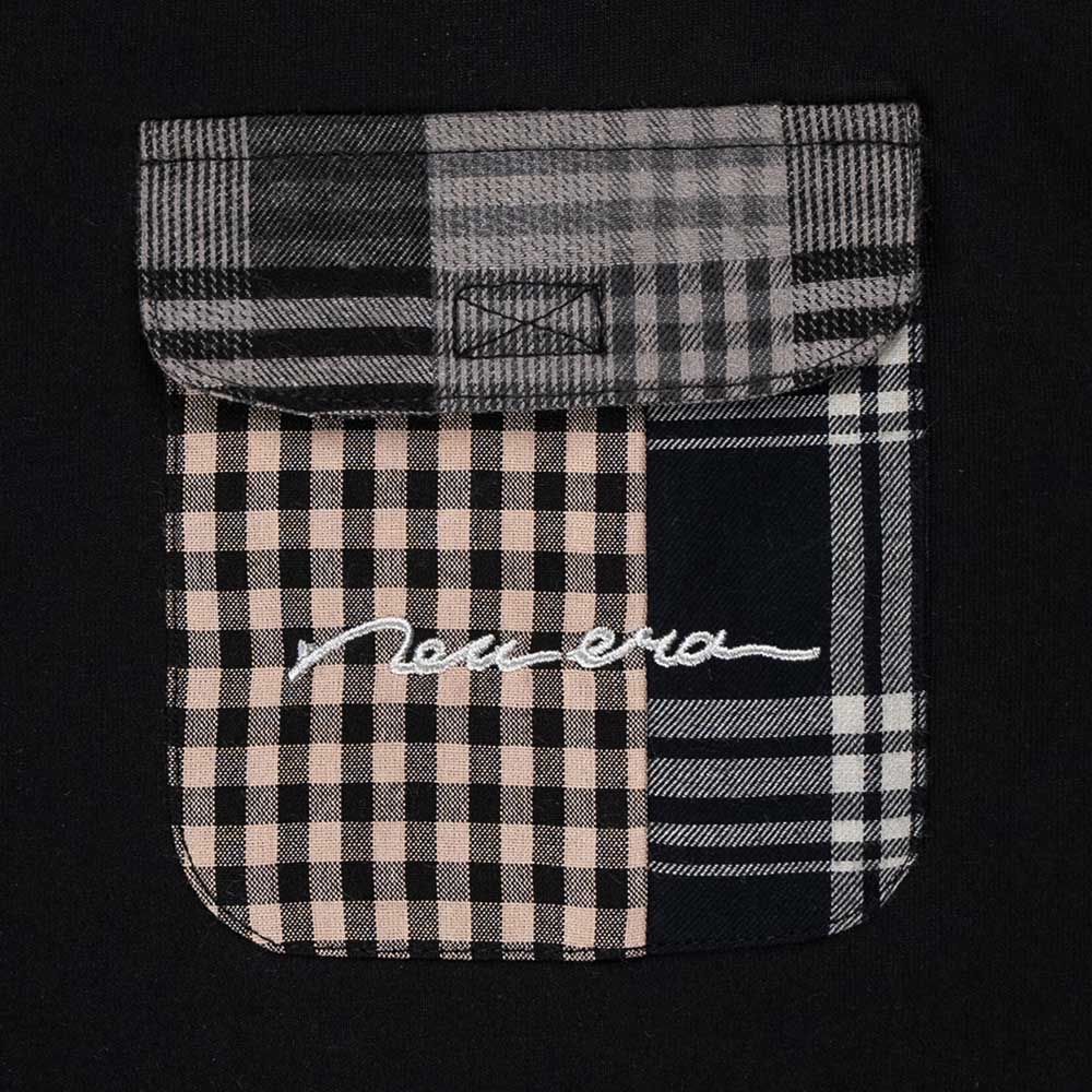 New Era Preppy Black Short Sleeve Pocket T-Shirt