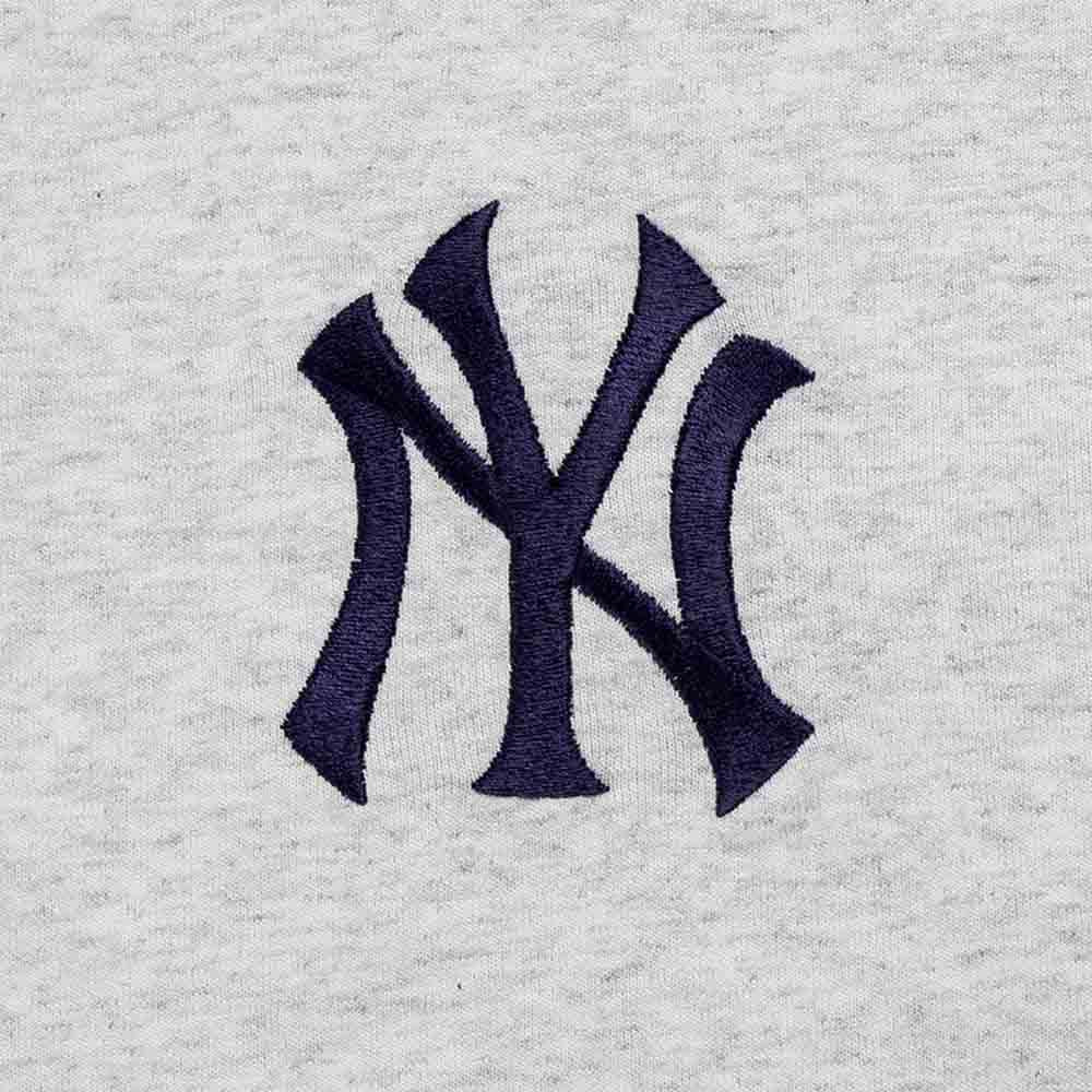 New York Yankees MLB Color Era Light Heather Grey Long Sleeve T-Shirt