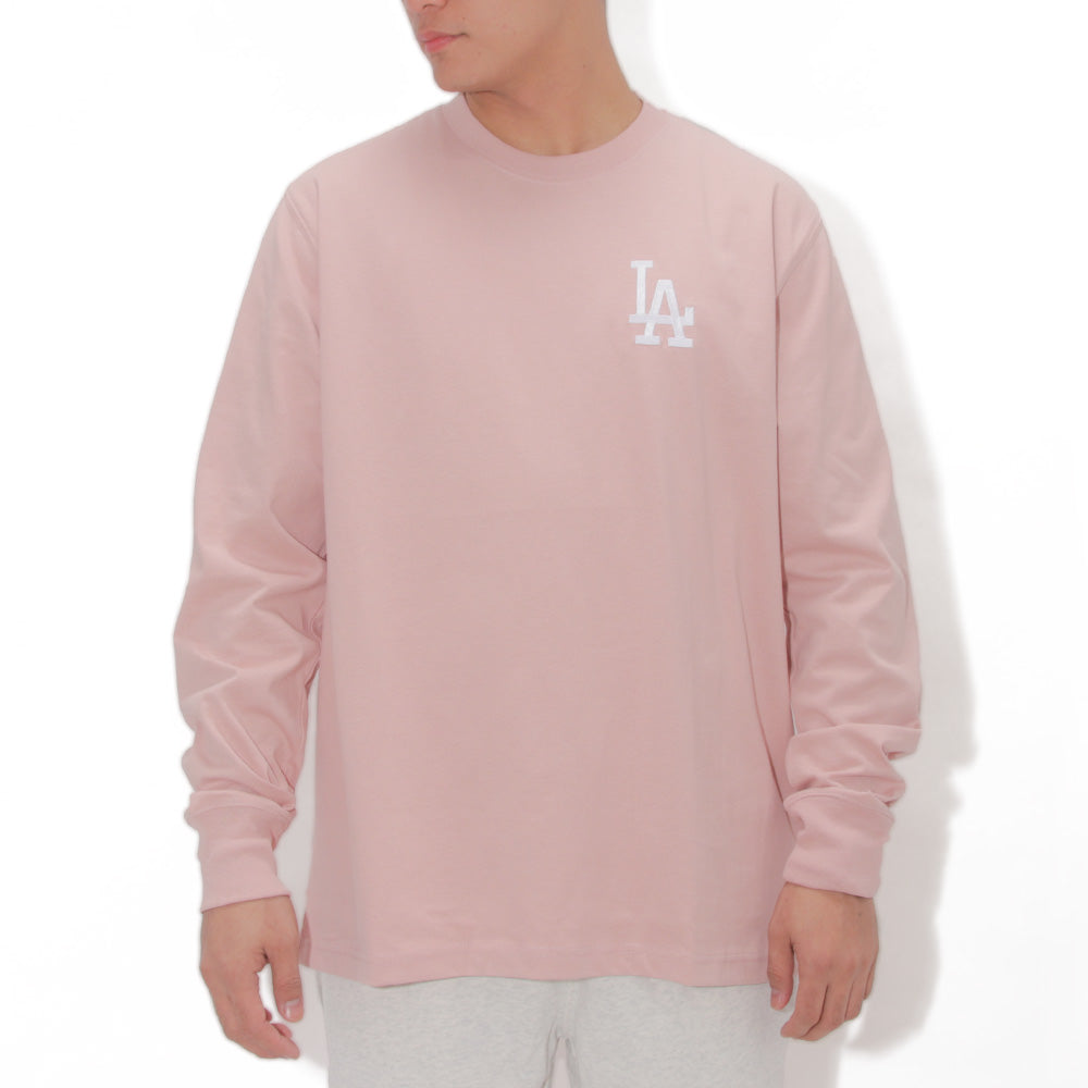 Los Angeles Dodgers MLB Color Era Dirty Rose Long Sleeve T-Shirt