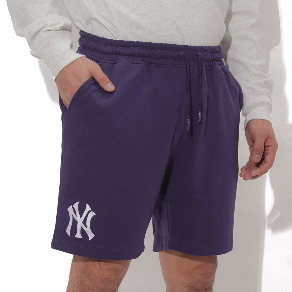 New York Yankees MLB Color Era Purple Knit Shorts