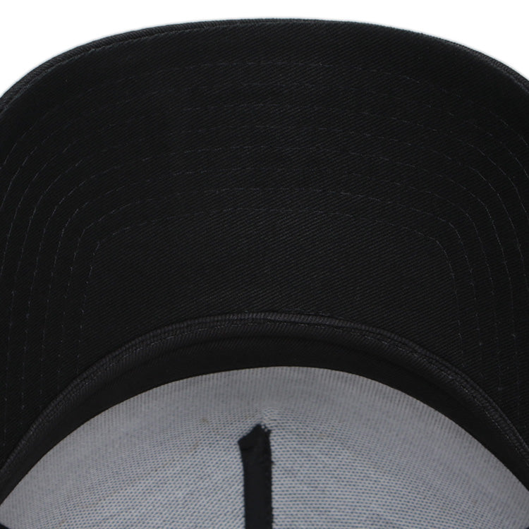 New Era Wordmark Black 9FORTY A-Frame Trucker Snapback Cap