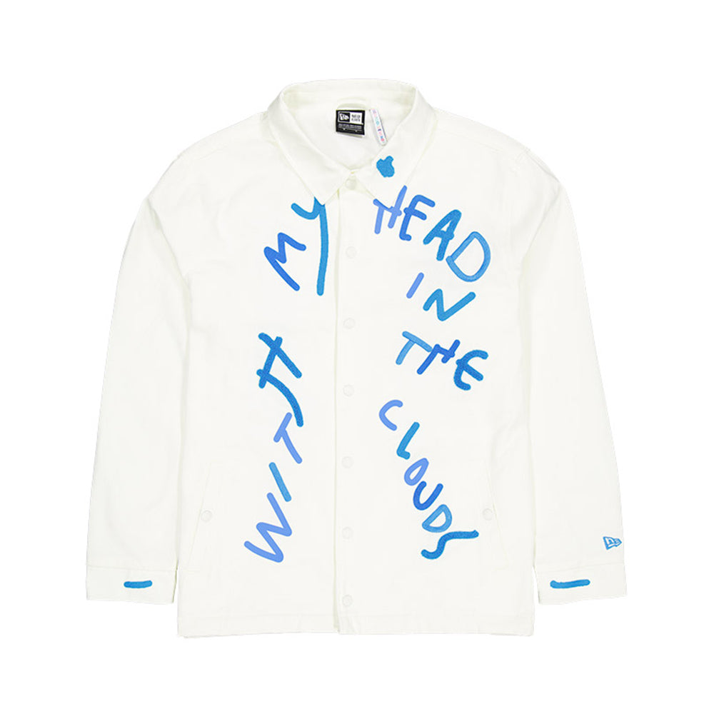 Ricardo Luévanos x New Era White Coach Jacket