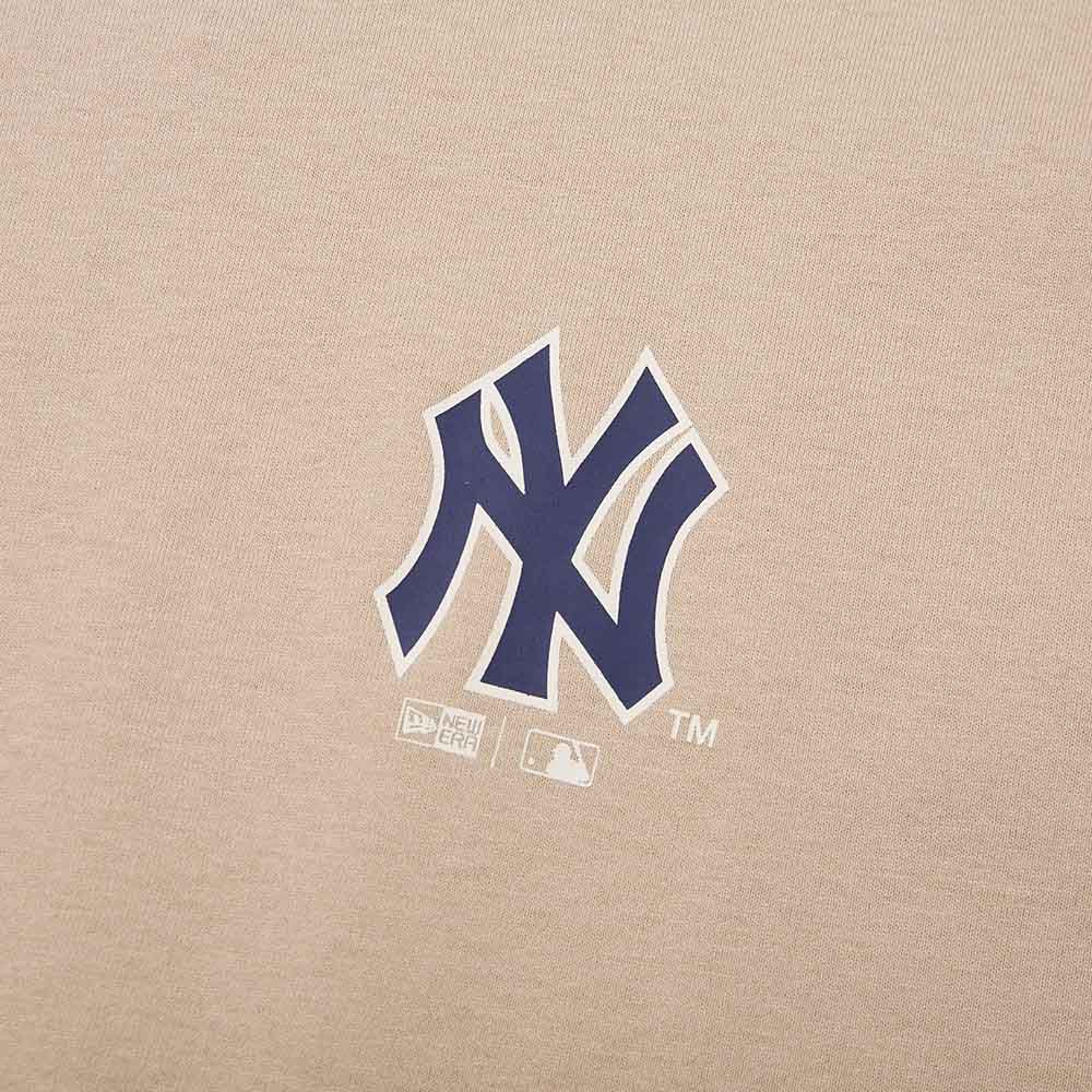 New York Yankees MLB Retro Skateboard Khaki Short Sleeve T-Shirt