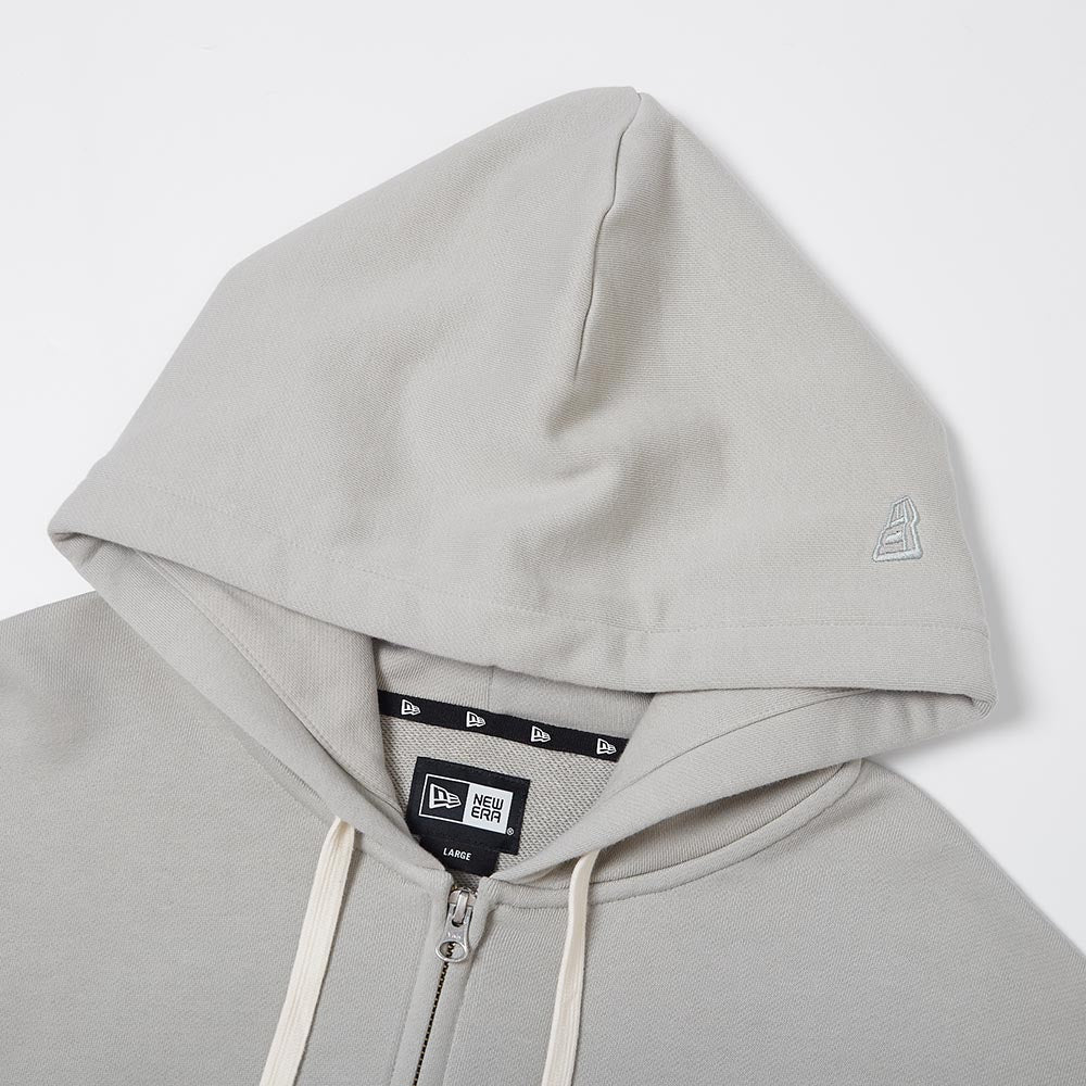 New Era Essential Stone Full Zip Hoodie