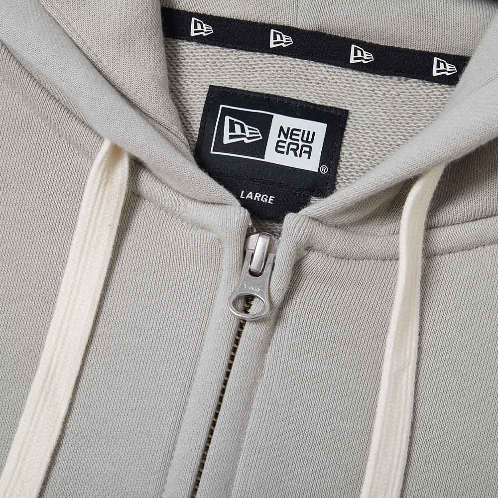 New Era Essential Stone Full Zip Hoodie