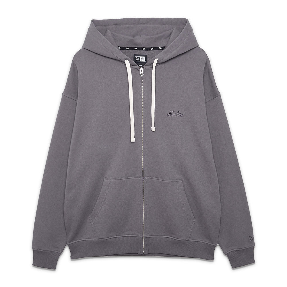 New Era Essential Charcoal Full Zip Hoodie