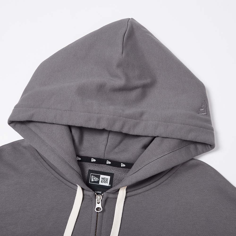 New Era Essential Charcoal Full Zip Hoodie