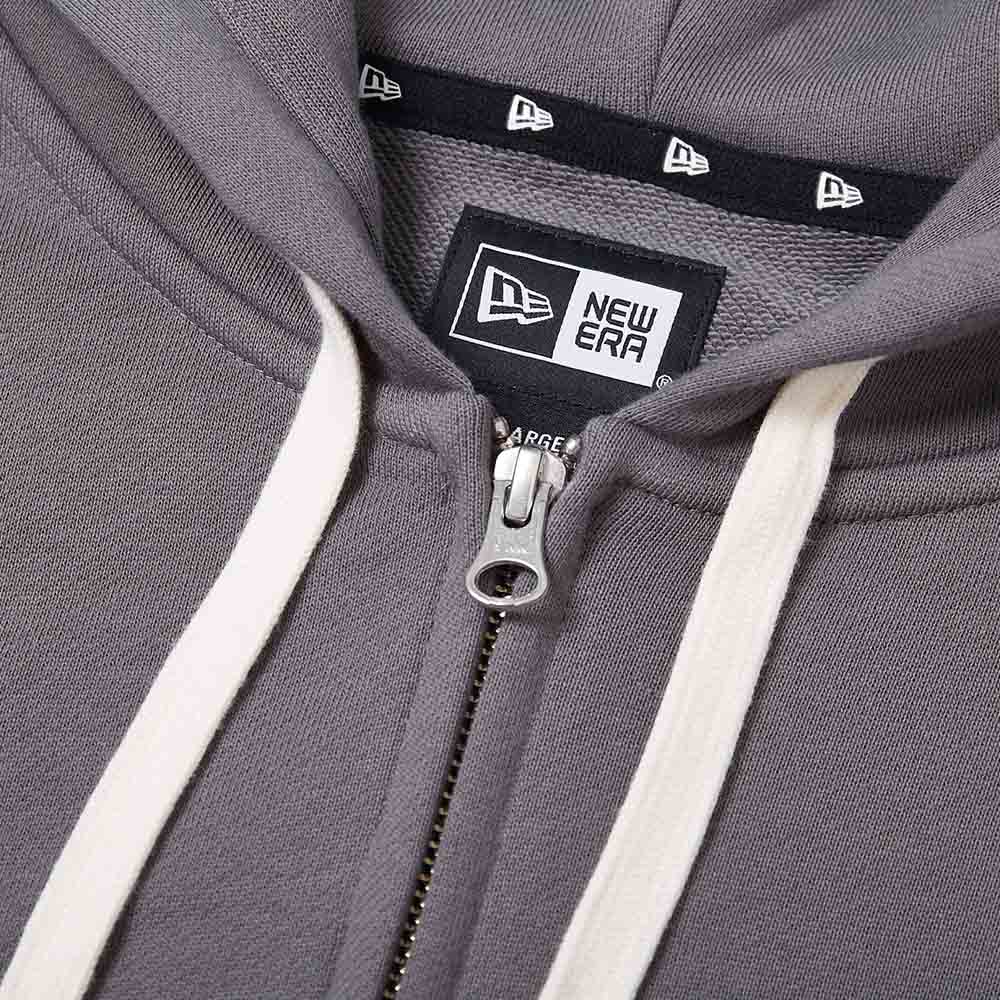 New Era Essential Charcoal Full Zip Hoodie