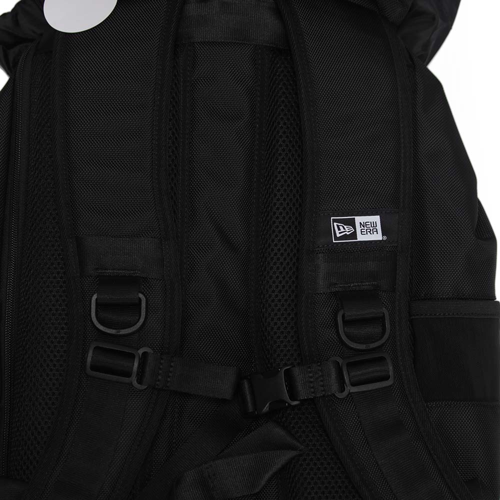 New Era Outline Wordmark Black Rucksack Backpack