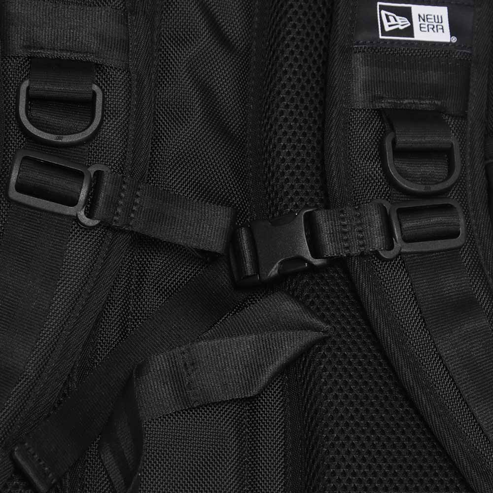 New Era Outline Wordmark Black Rucksack Backpack