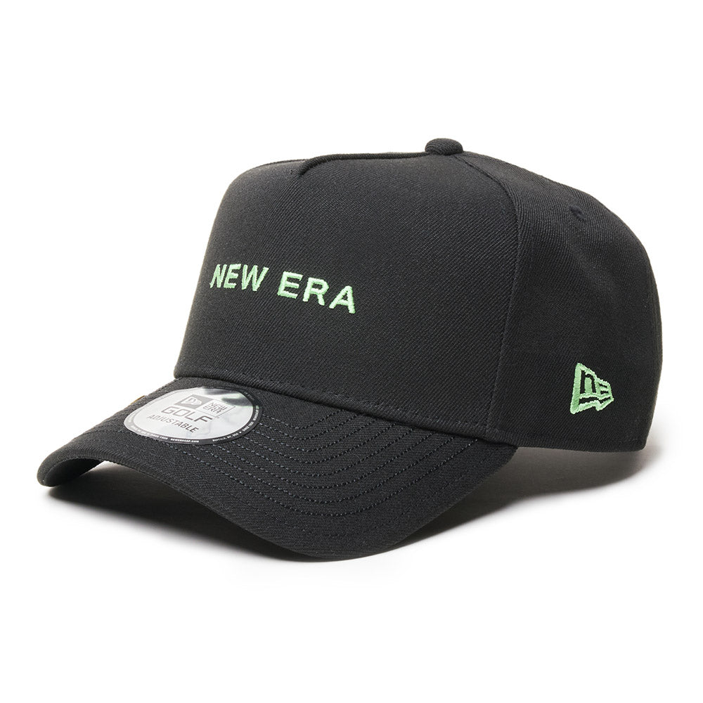 New Era Golf Wordmark NE Simple Black 9FORTY Ballmarker Snapback Cap