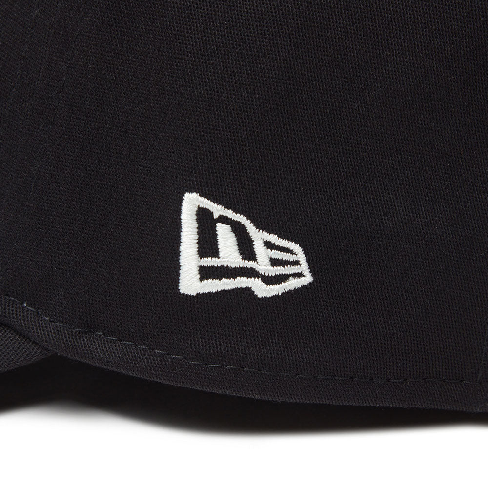 New Era Golf Script Oval Black 9FORTY A-Frame Stretch Snapback Cap