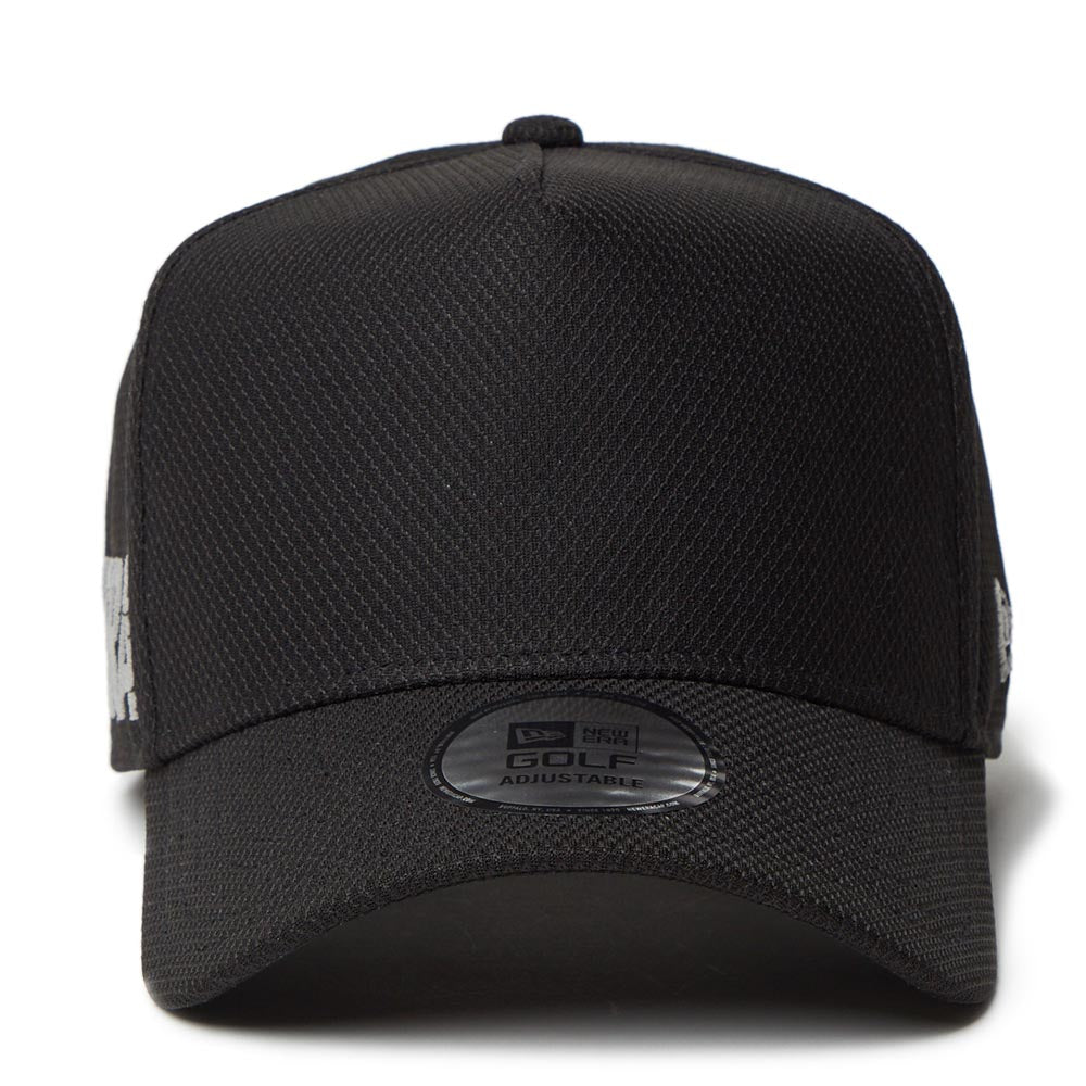 New Era Golf Wordmark Side Diamond Era Black 9FORTY A-Frame Adjustable Cap