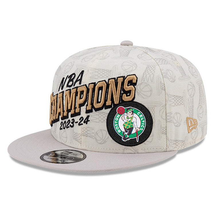 Boston Celtics NBA 2023-24 Champions Ivory 9FIFTY Snapback Cap (LIMITED EXCLUSIVE)