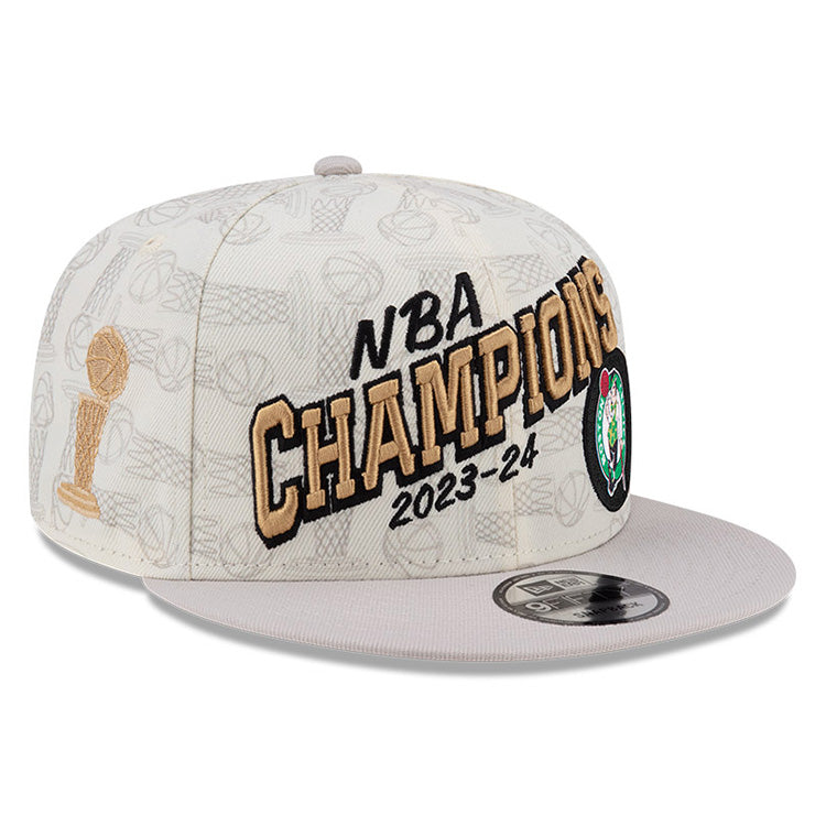 Boston Celtics NBA 2023-24 Champions Ivory 9FIFTY Snapback Cap (LIMITED EXCLUSIVE)