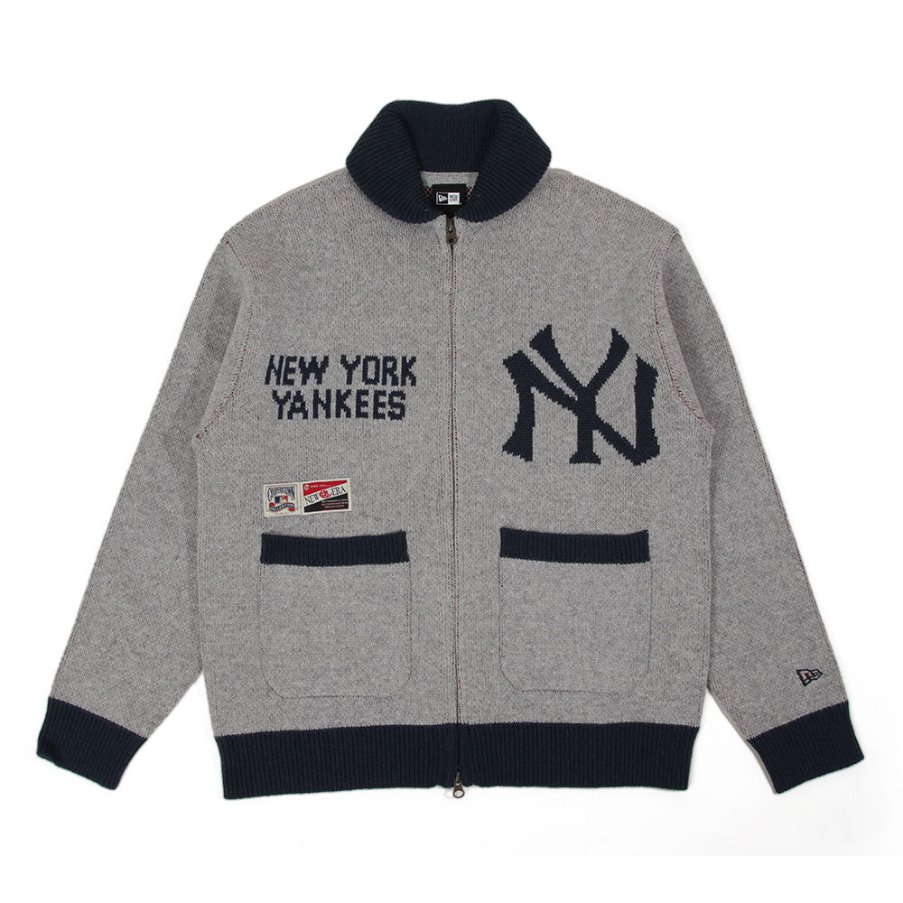 New Era New York Yankees MLB Cowichan Heather Grey Sweatshirt