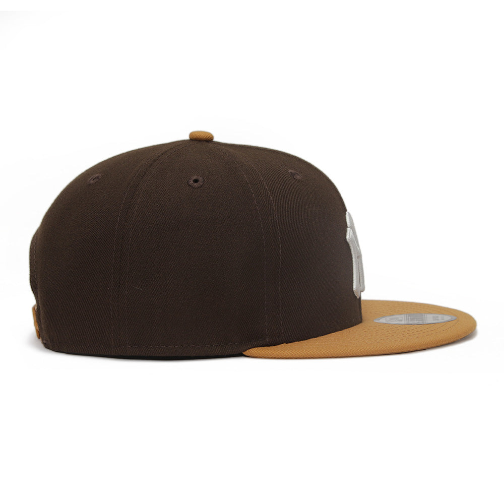 New York Yankees MLB Seasonal Walnut on Panama Tan 9FIFTY Snapback Cap (PH Exclusive)