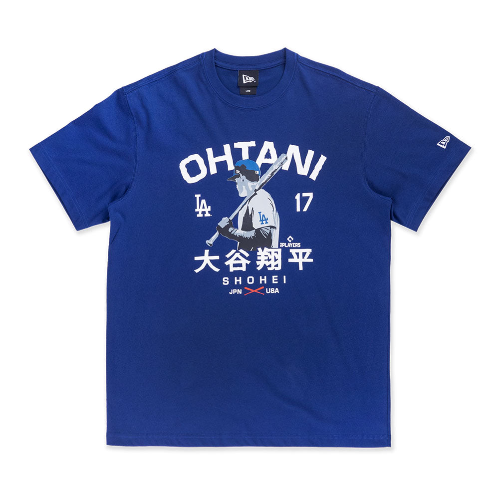 Los Angeles Dodgers MLB Shohei Ohtani Dark Royal Short Sleeve T-Shirt