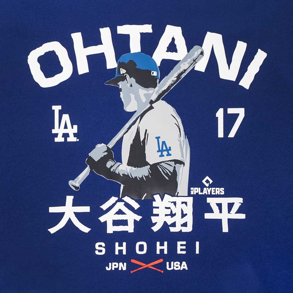 Los Angeles Dodgers MLB Shohei Ohtani Dark Royal Short Sleeve T-Shirt