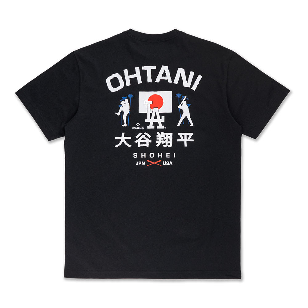 Los Angeles Dodgers MLB Shohei Ohtani Black Short Sleeve T-Shirt