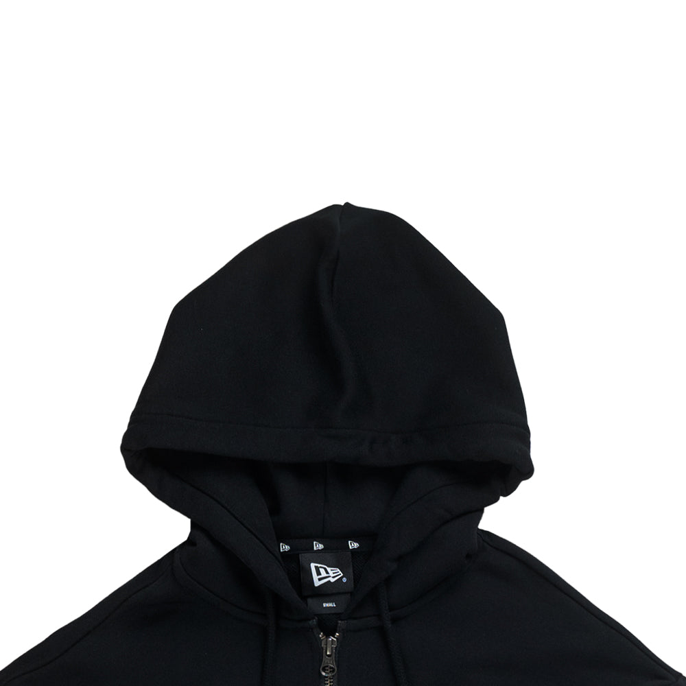 New Era Script Timeless Minimal Black Zip Hoodie