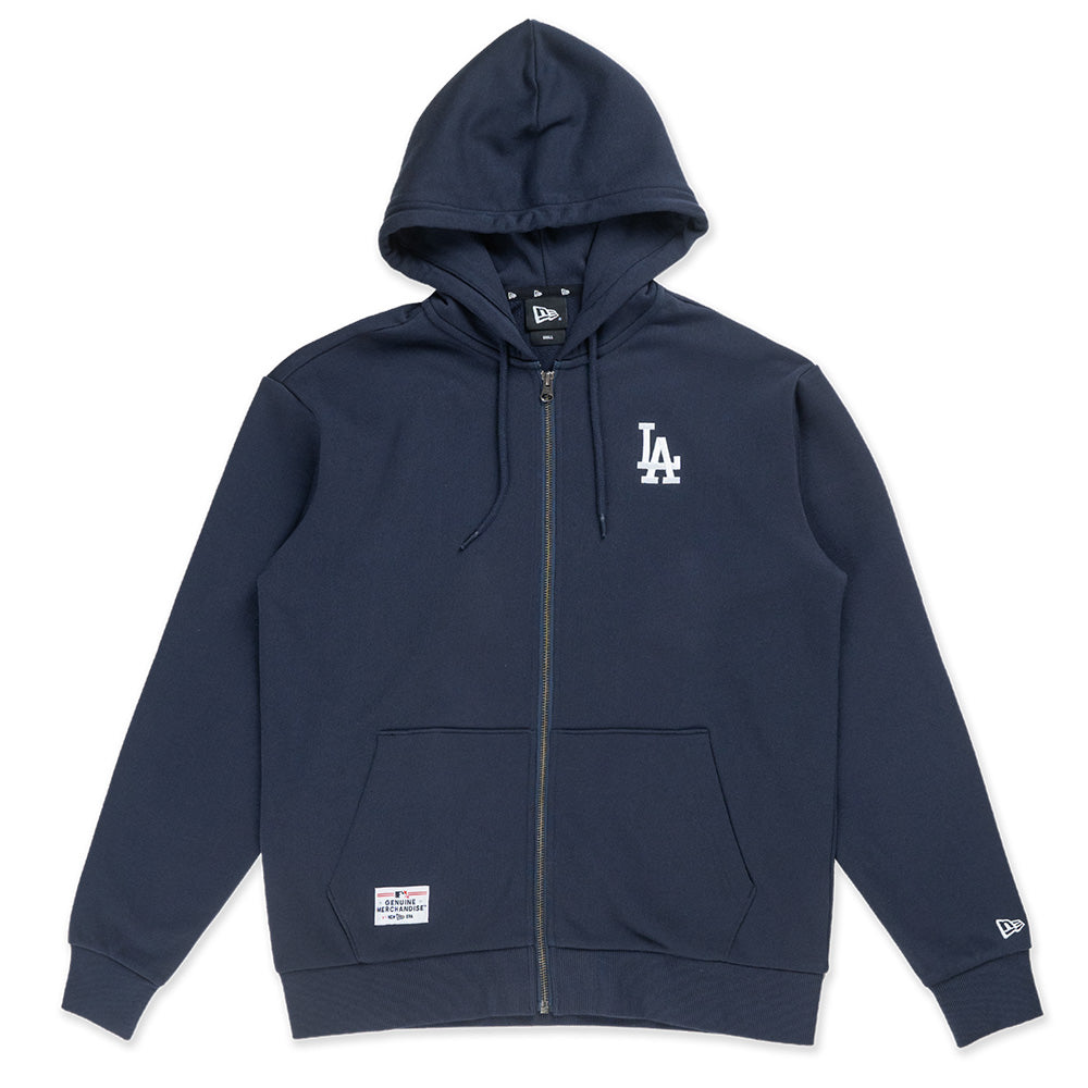 Los Angeles Dodgers MLB Timeless Minimal Navy Zip Hoodie