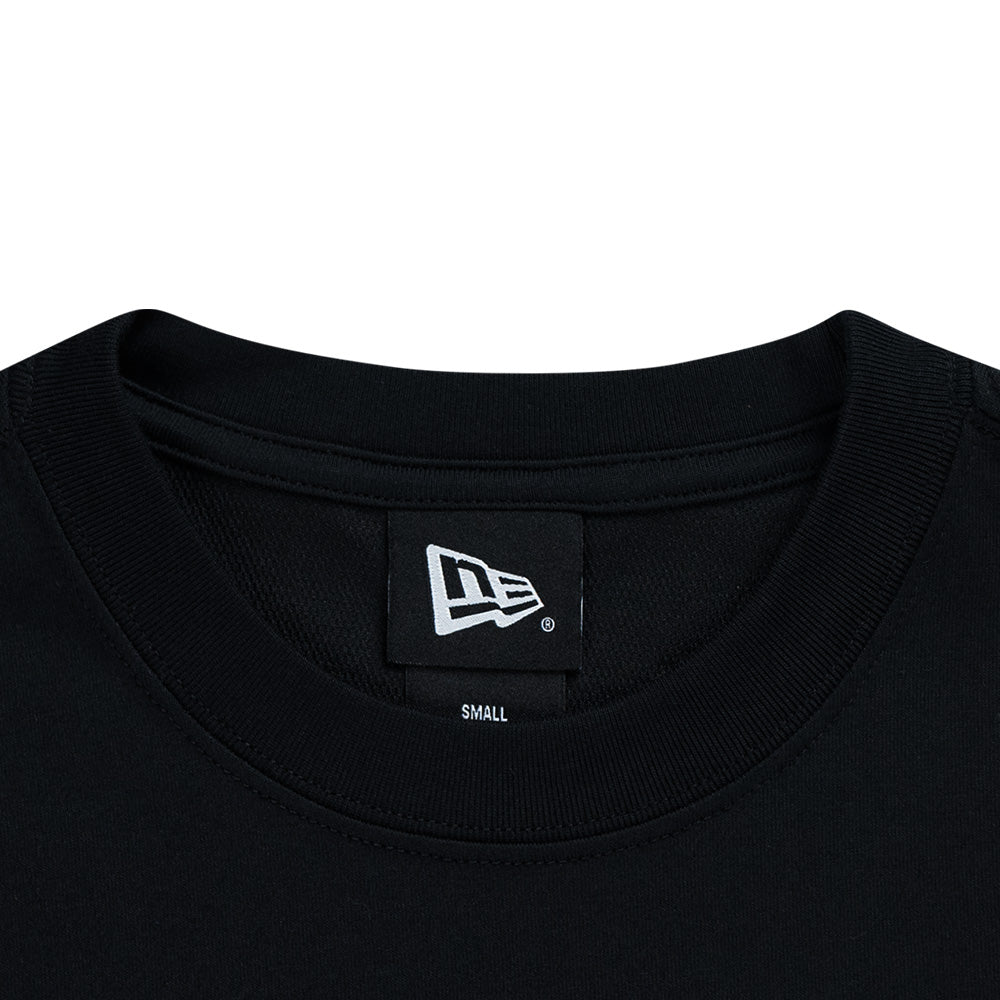 New Era Script Timeless Minimal Black Long Sleeve T-Shirt