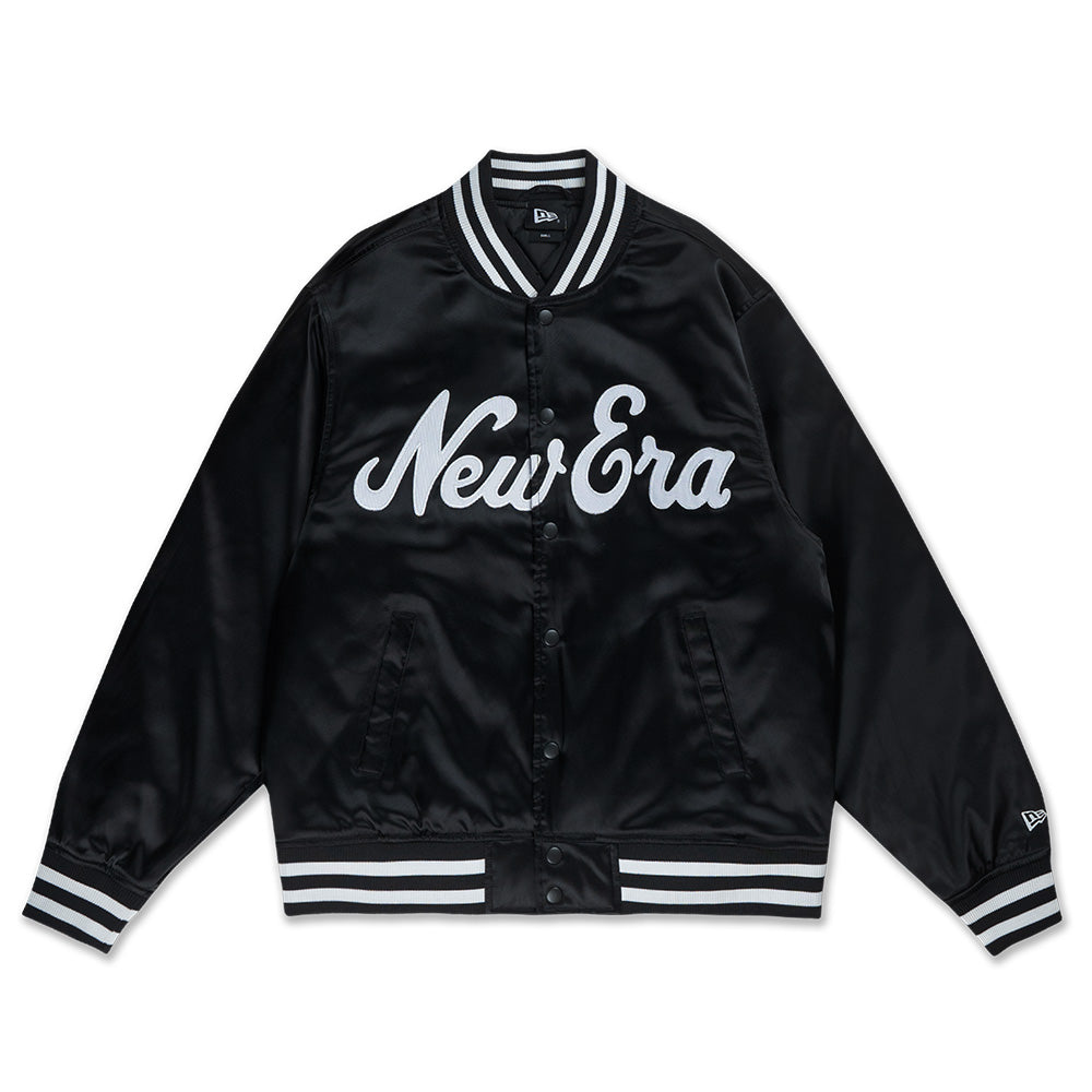 New Era Script Timeless Minimal Black Jacket