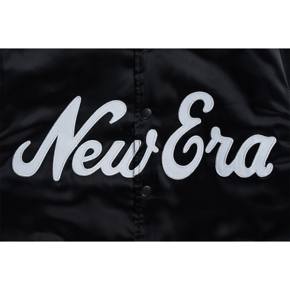 New Era Script Timeless Minimal Black Jacket