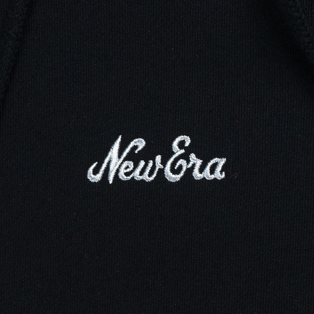 New Era Script Timeless Minimal Black Hoodie