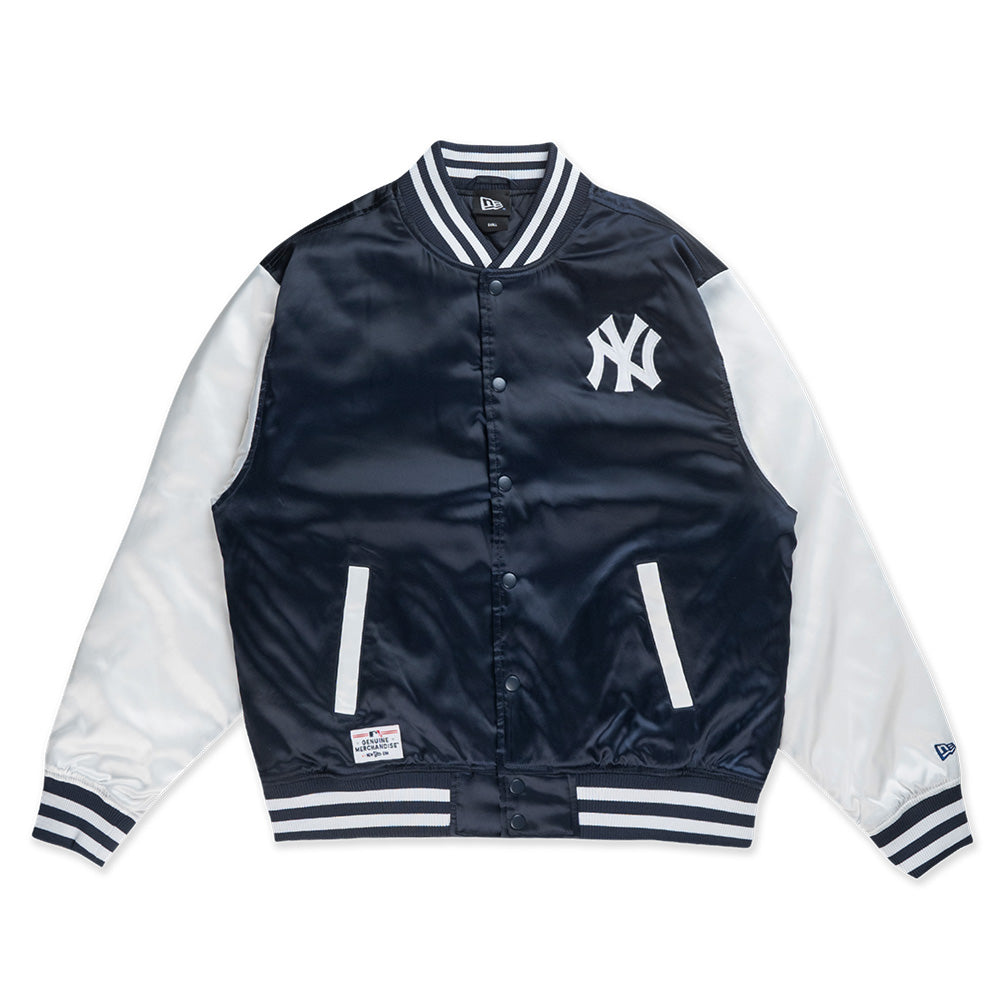 New York Yankees MLB Timeless Minimal Navy and White Jacket