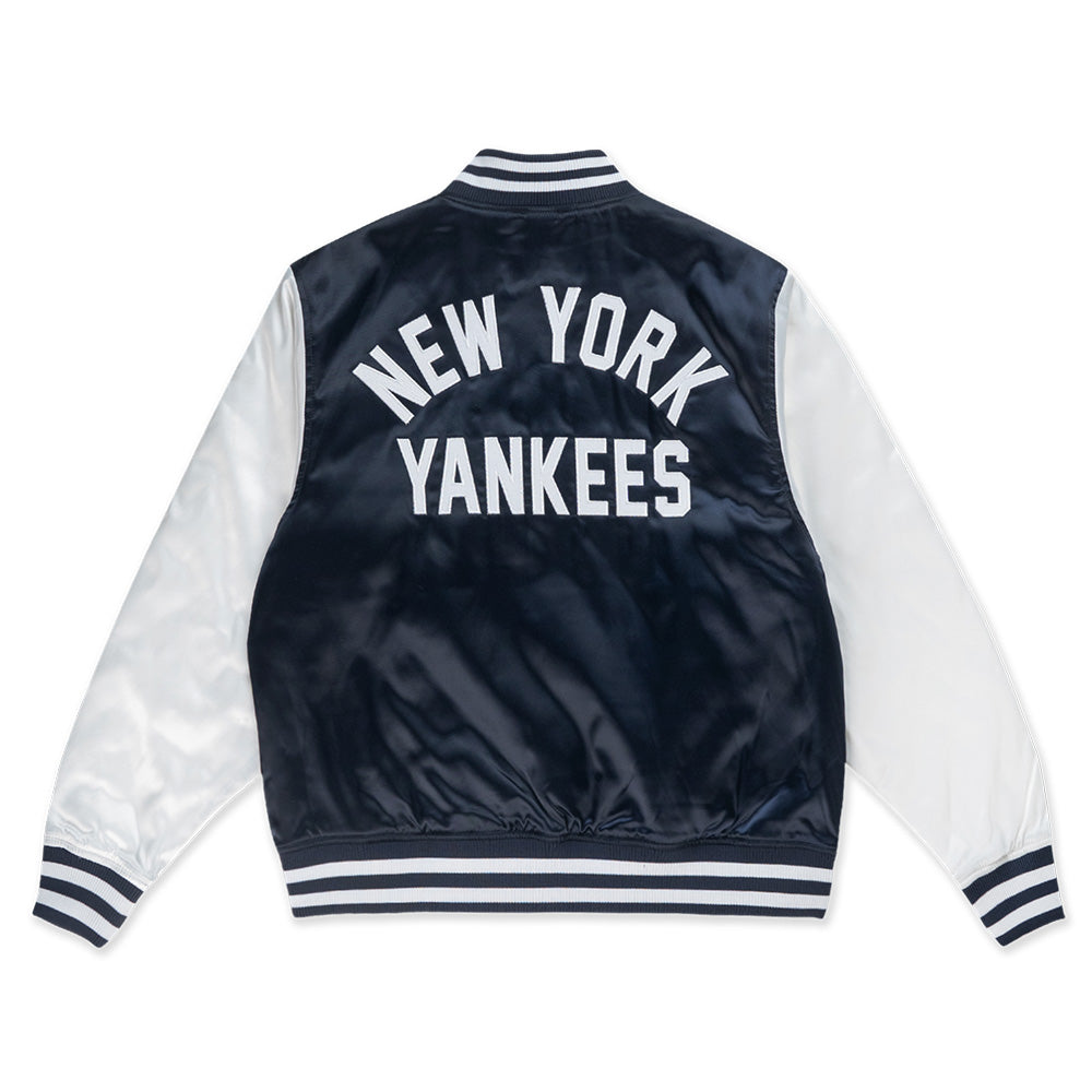 New York Yankees MLB Timeless Minimal Navy and White Jacket