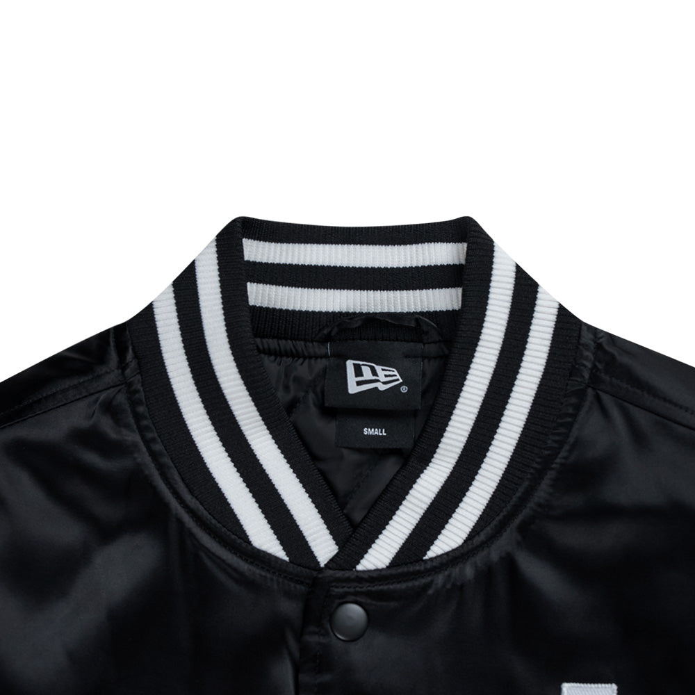 Los Angeles Dodgers MLB Timeless Minimal Black and Gray Jacket