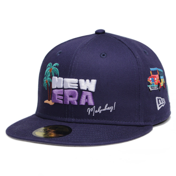 New Era Philippines 9th Anniversary Mabuhay Light Navy 59FIFTY Fitted Cap (PH EXCLUSIVE)