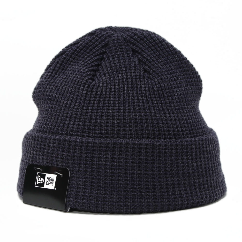 New Era Hex Navy Waffle Short Cuff Beanie