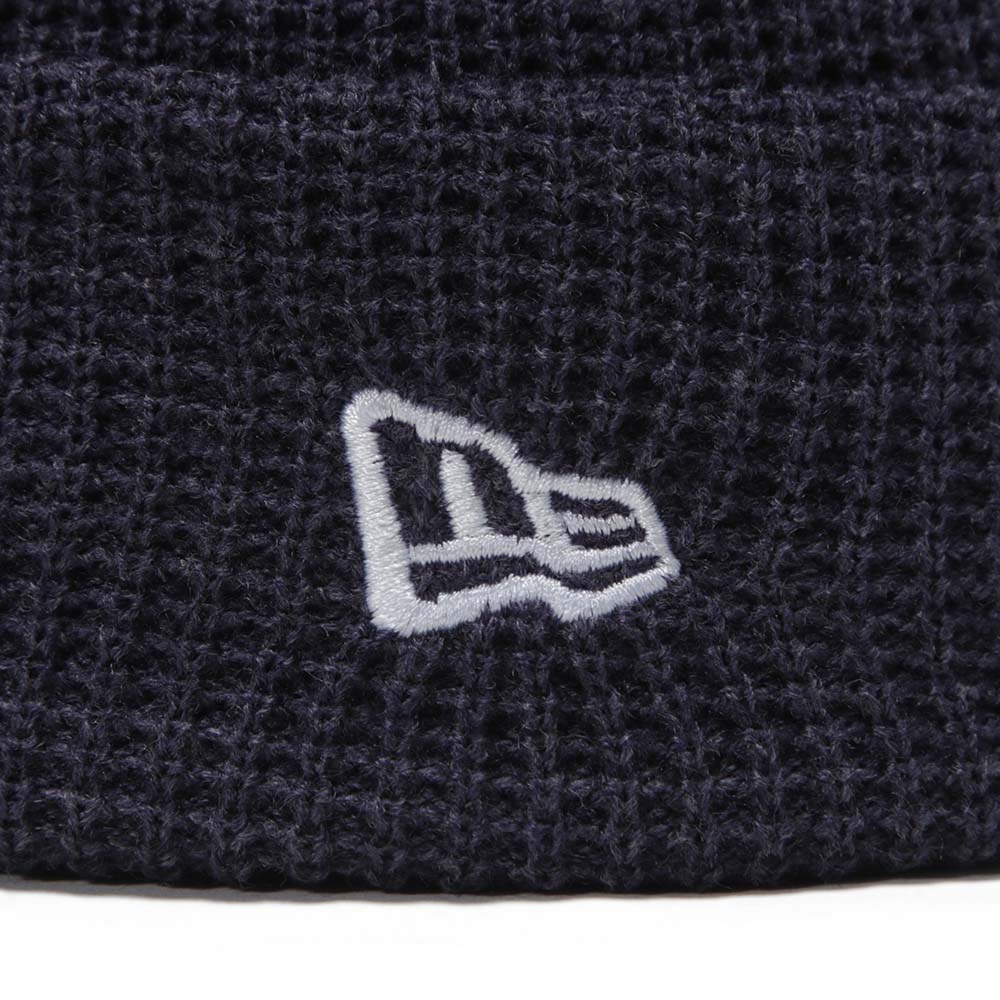 New Era Hex Navy Waffle Short Cuff Beanie