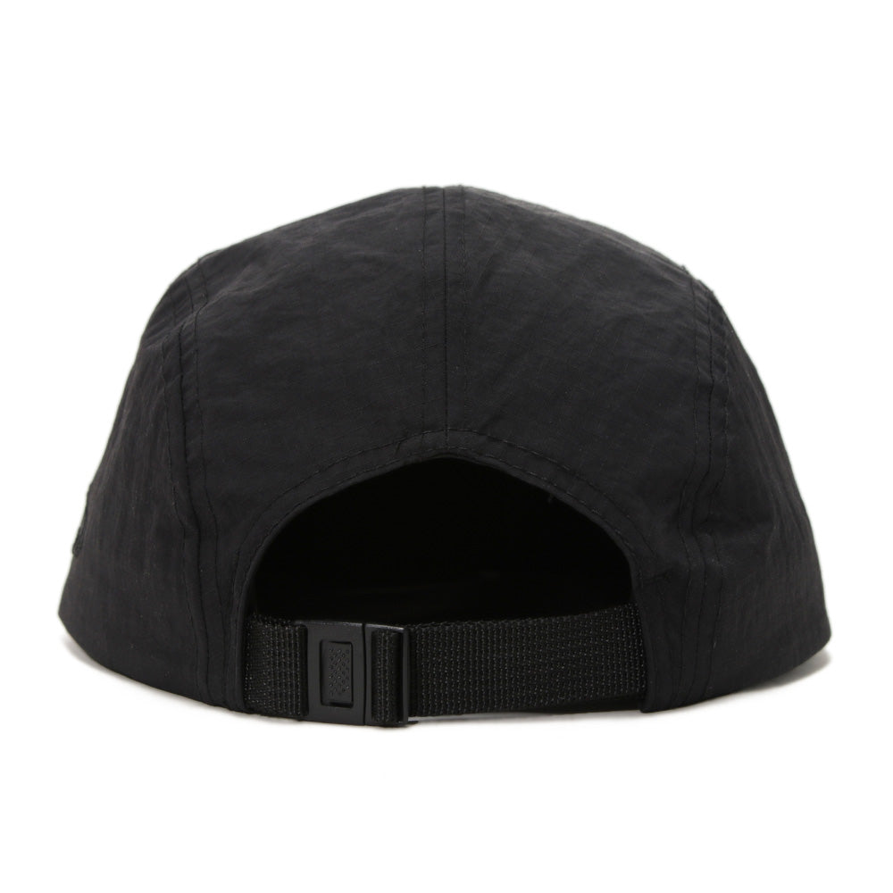 New Era Wordmark Ripstop Black Nylon Camper Hat