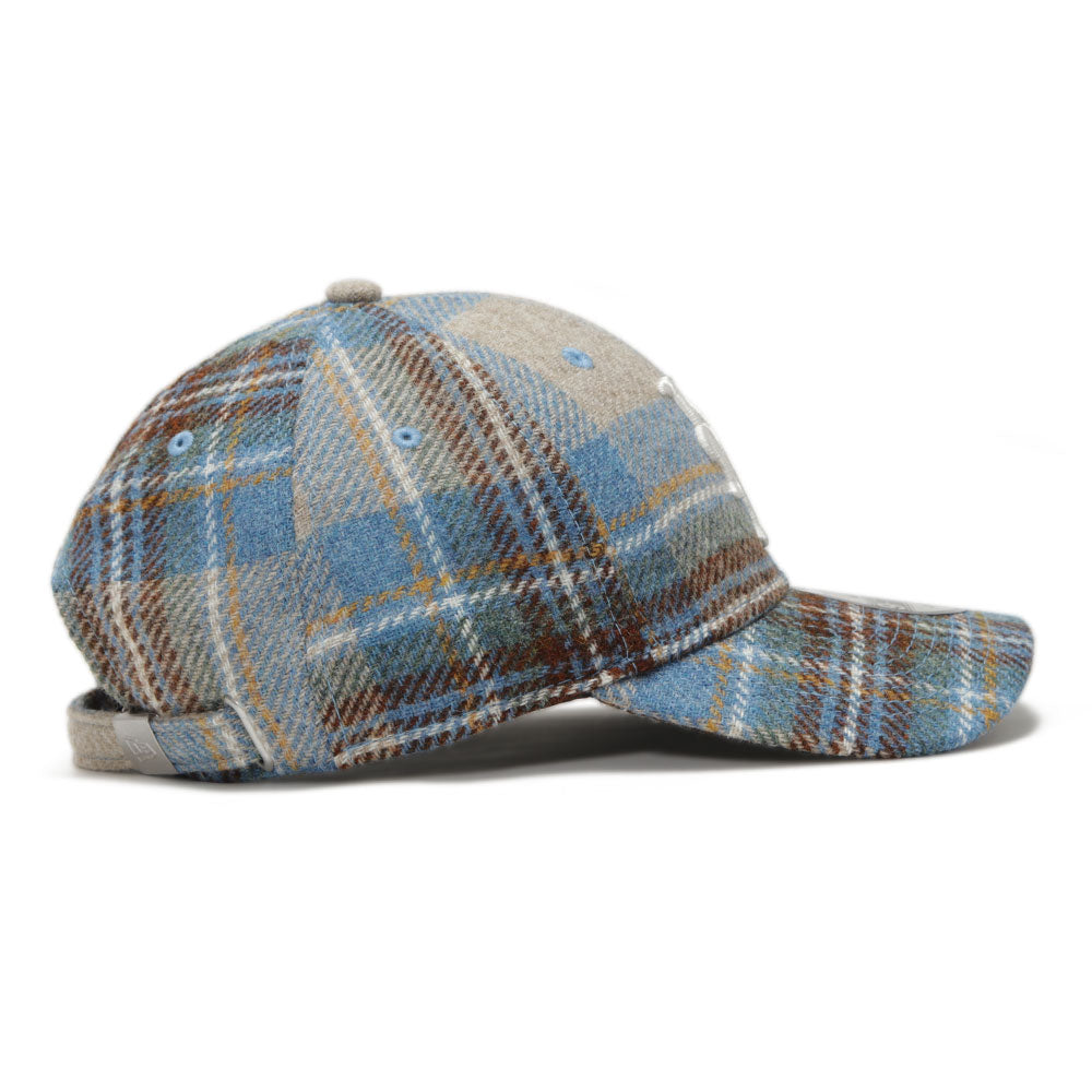 New Era New York Mets MLB Tweed Check Brown 9FORTY Adjustable Cap