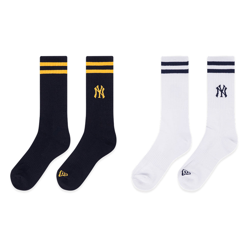 New Era New York Yankees MLB Color Era Black and White Socks