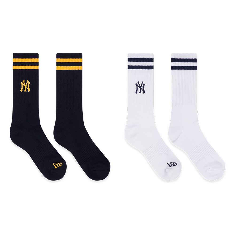 New Era New York Yankees MLB Color Era Black and White Socks