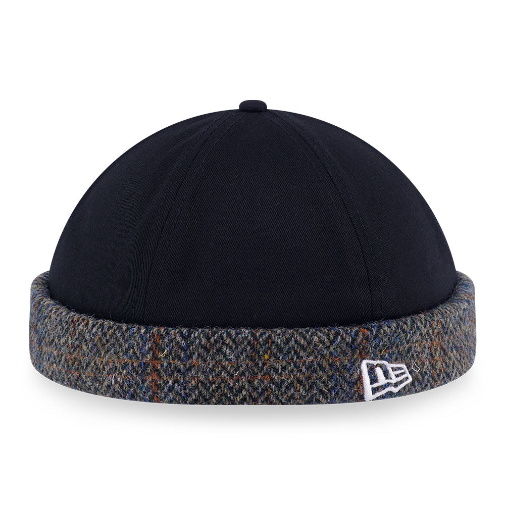 New Era Flag Harris Tweed Black Skully