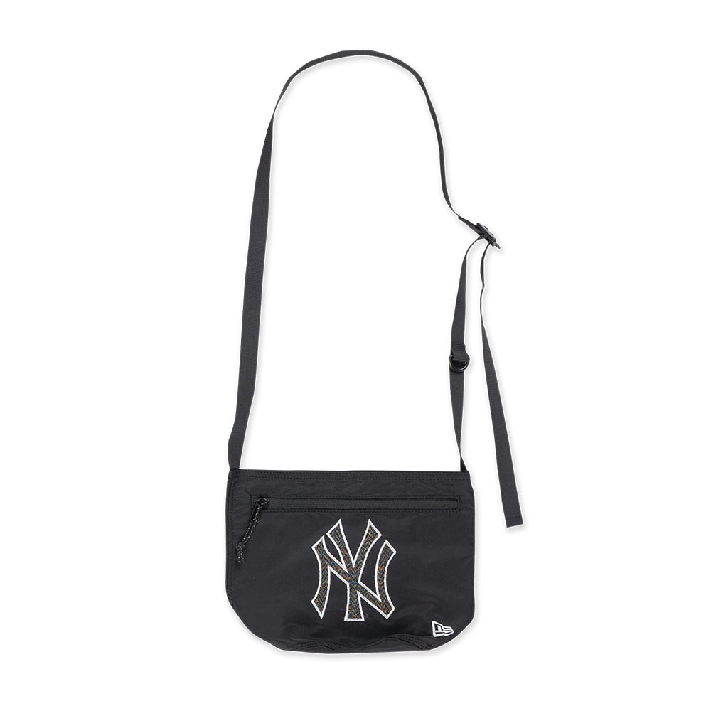 New Era New York Yankees MLB Harris Tweed Black Drawstring Shoulder Bag