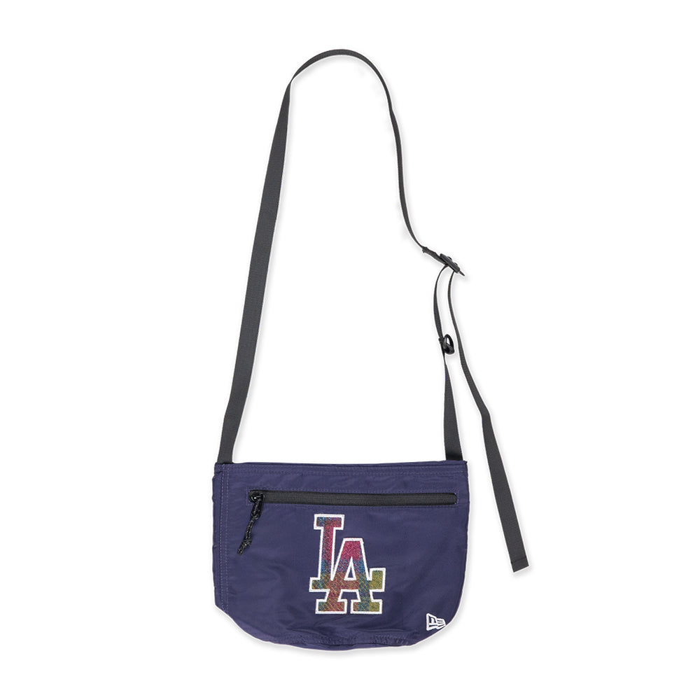 New Era Los Angeles Dodgers MLB Harris Tweed Purple Drawstring Shoulder Bag