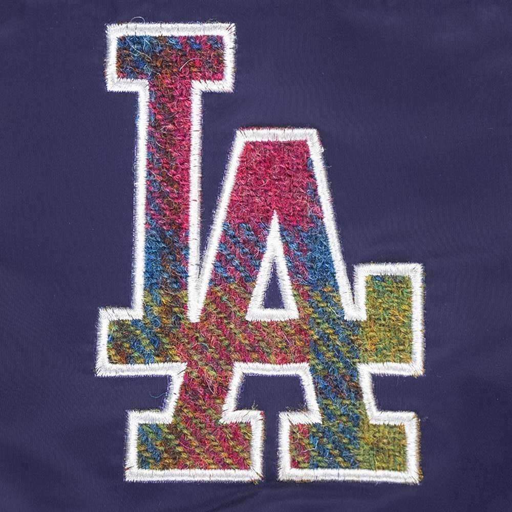 New Era Los Angeles Dodgers MLB Harris Tweed Purple Drawstring Shoulder Bag