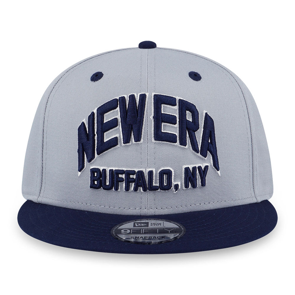 New Era Wordmark Street Dangle Dolphine Gray 9FIFTY Snapback Cap