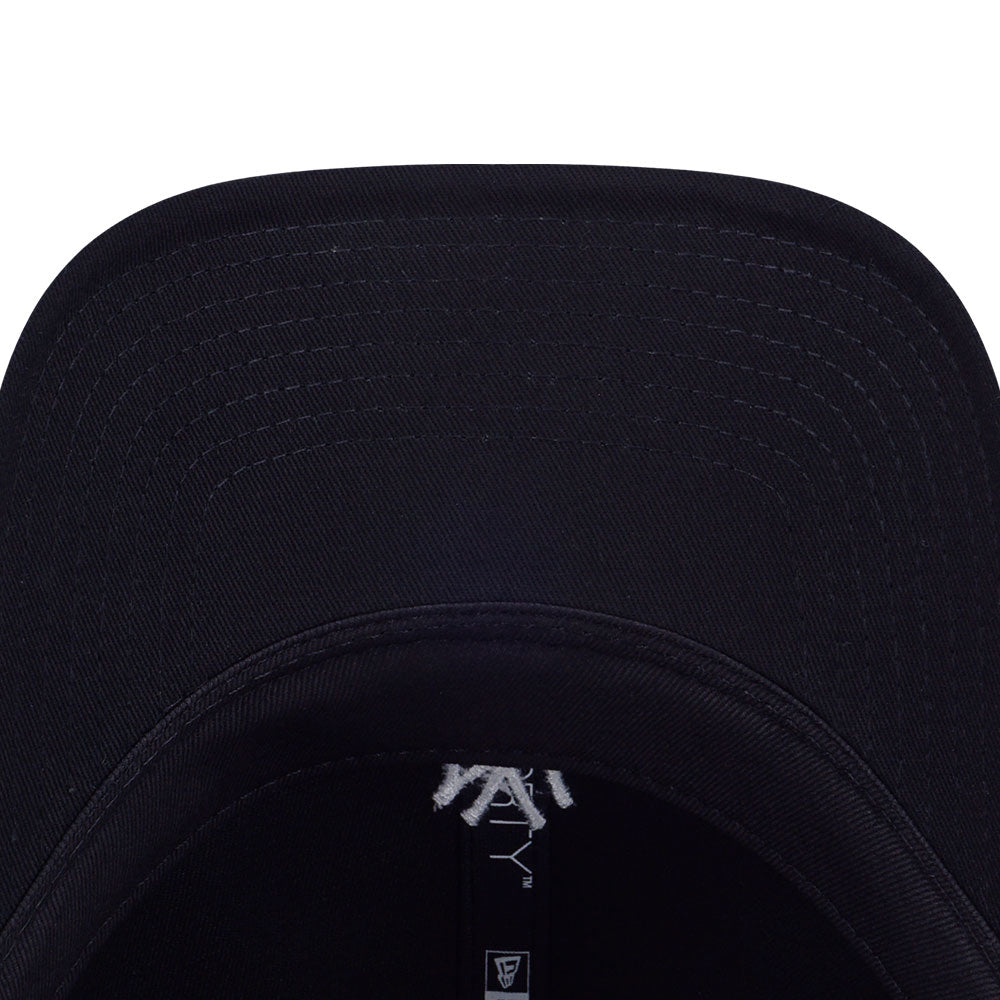 New Era New York Yankees MLB Harris Tweed Mini Logo Black 9FORTY Unstructured Adjustable Cap