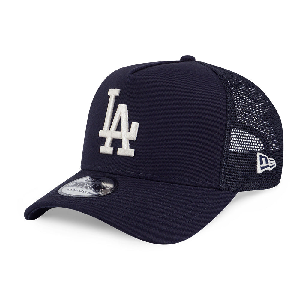 New Era Los Angeles Dodgers MLB Color Era Oceanside Blue 9FORTY A-Frame Trucker Snapback Cap