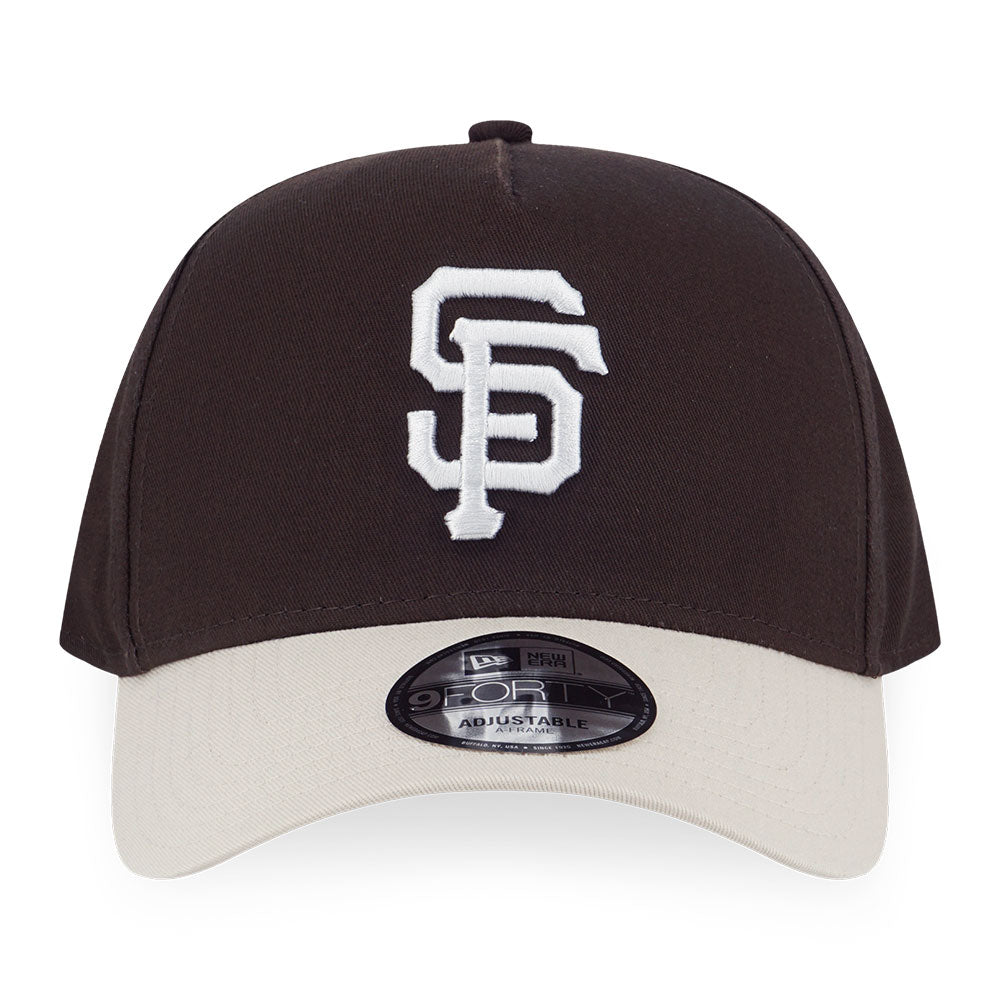 New Era San Francisco Giants MLB Surreal Nature Chocolate 9FORTY A-Frame Snapback Cap