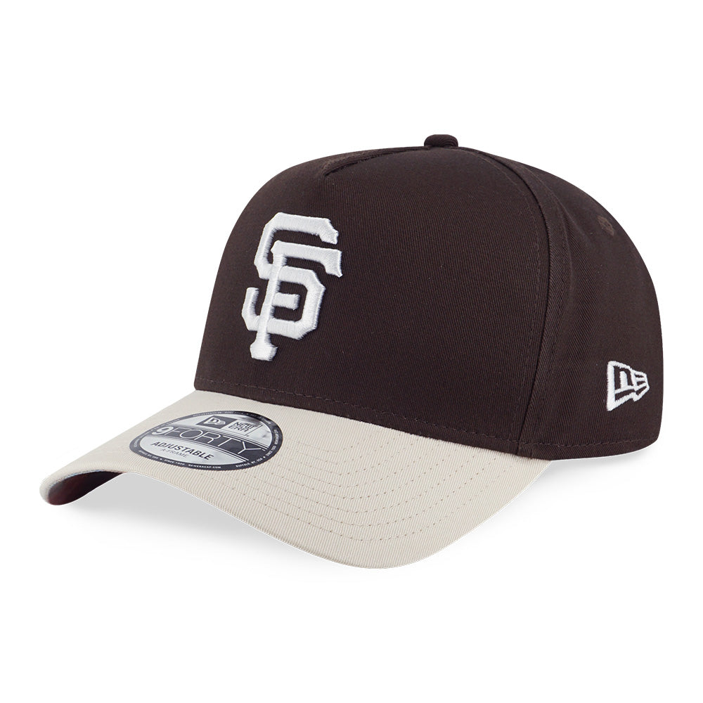 New Era San Francisco Giants MLB Surreal Nature Chocolate 9FORTY A-Frame Snapback Cap